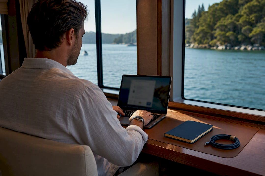 Work From a Yacht for Charterers: 3 Must Haves to Avoid Missed Calls